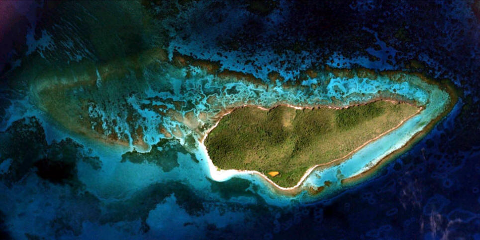 Buck Island, St. Croix - Satellite View