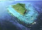 Aerial view of Buck Island
