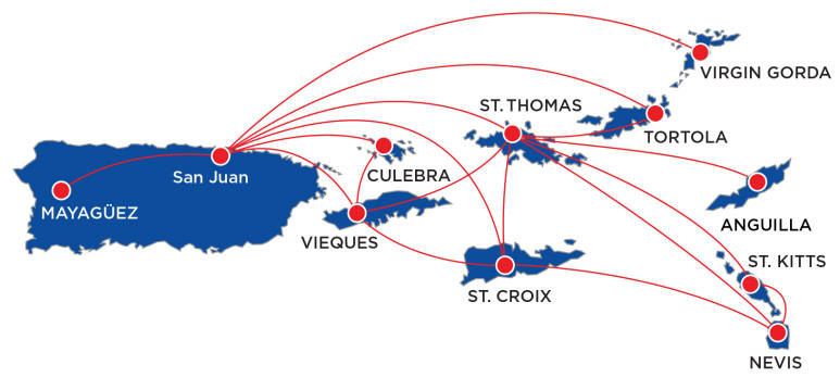 Cape Air Route Map