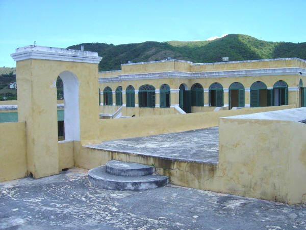 Fort Christiansvaern on St. Croix was constructed circa 1749