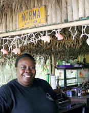 Norma at the Domino Club, St. Croix