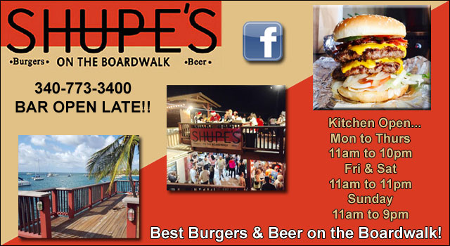 shupe's Burgers and Beer on the boardwalk.