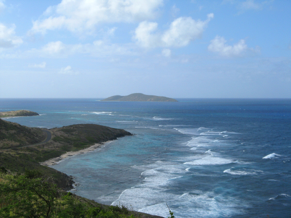 A view of Buck Island from Point Udall on St. Croix.